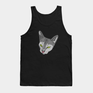 Bored cat Tank Top